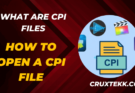 What are CPI Files